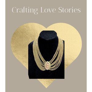 NWT Chico’s goldtone multi chains Agate Pendant Necklace/SRP$55.50